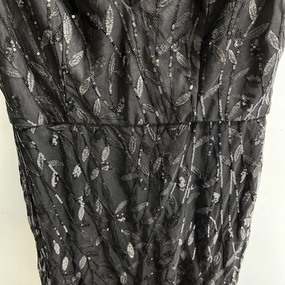Ever Pretty Dress Womens 3XL Black Sequin Sheer Mesh Overlay Maxi Event Fairy - Picture 5 of 14